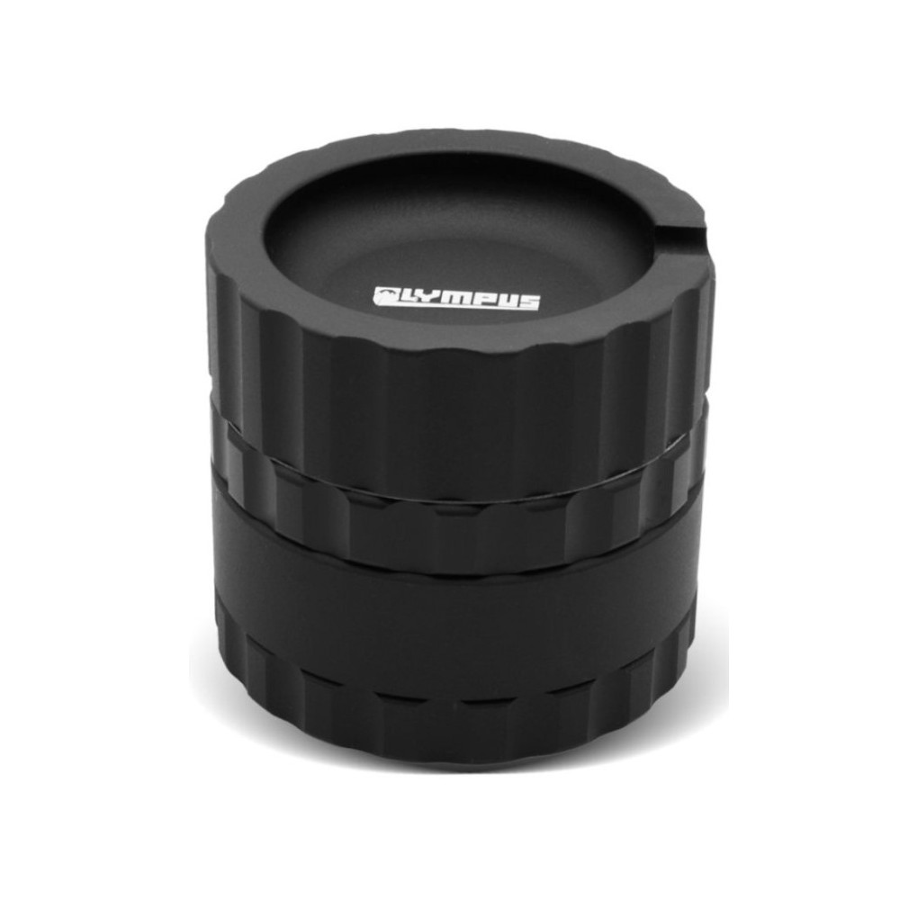 Grinder Olympus Aluminium Black 53mm - 4 Parts