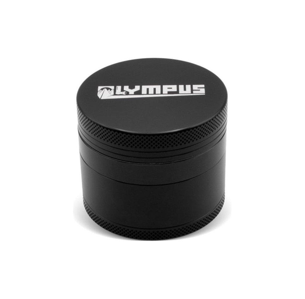 Grinder Olympus Aluminium Black 50mm - 4 Parts