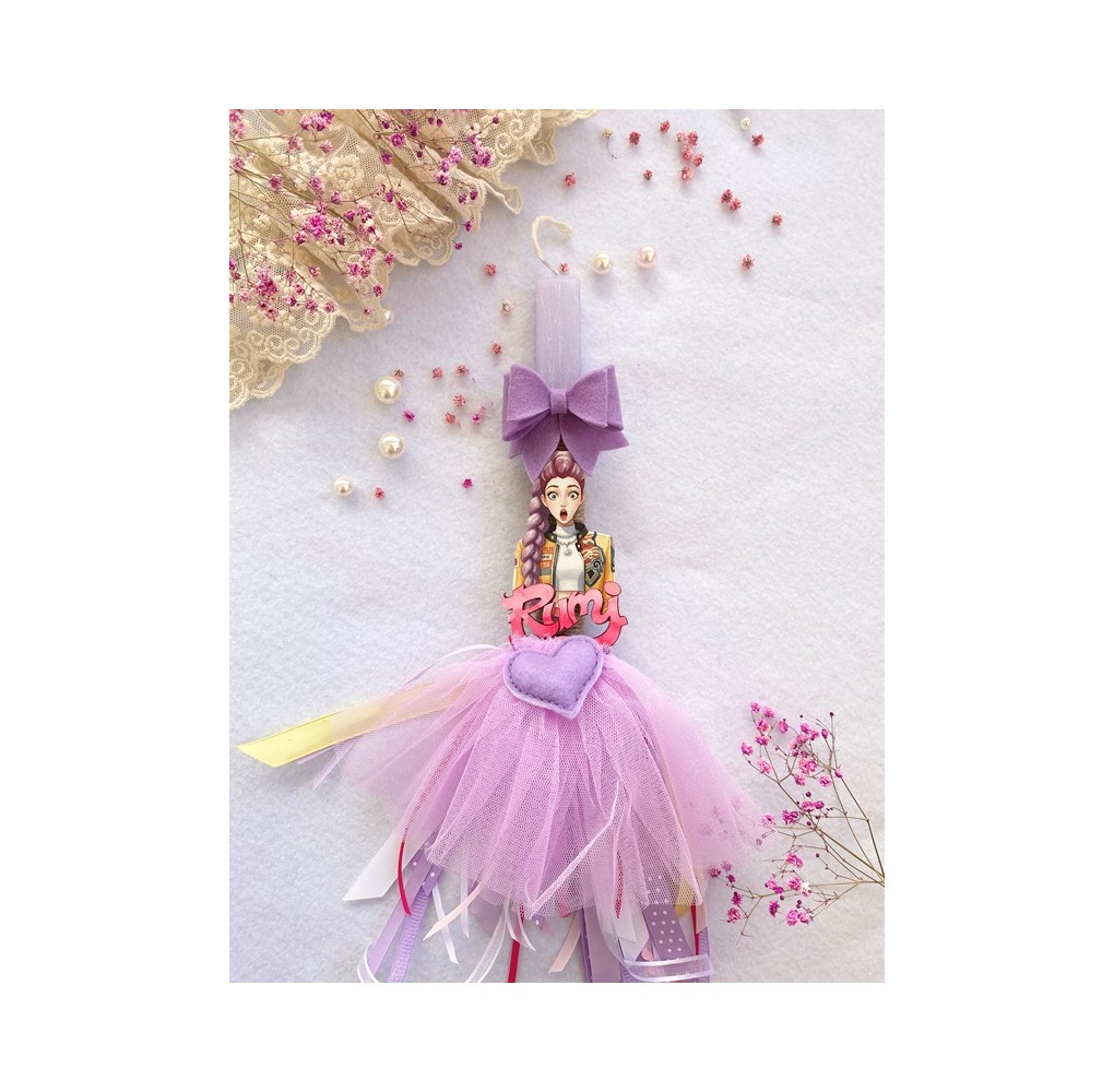 Χειροποίητη Παιδική Λαμπάδα (8010002)