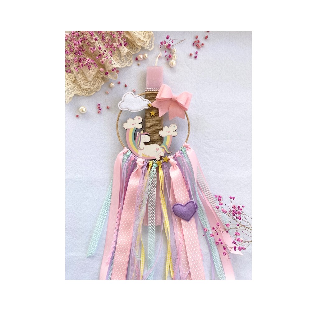 Χειροποίητη Παιδική Λαμπάδα (8010018)