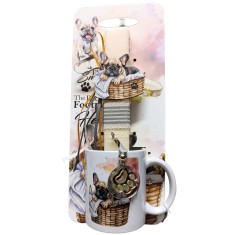 Σετ Λαμπάδα με Κούπα Γαλλικό Μπουλντόγκ