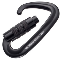 Μπρελόκ Troika Karabiner Μαύρο