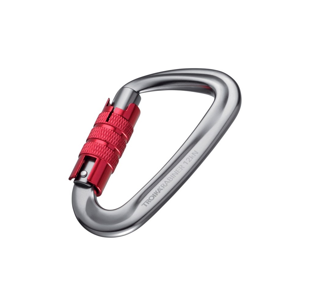 Μπρελόκ Troika Karabiner Gunmetal