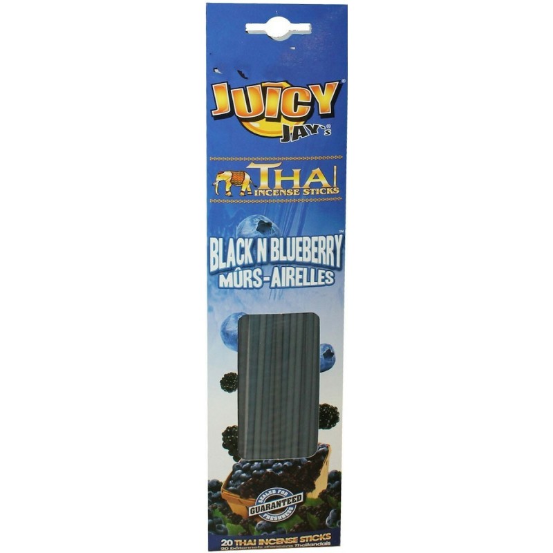 Juicy Jays Thai Incense Sticks - Black & Blueberry