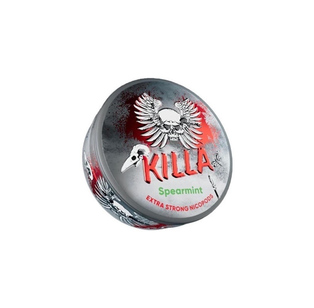 Killa Nicotine Pouches Spearmint 16mg