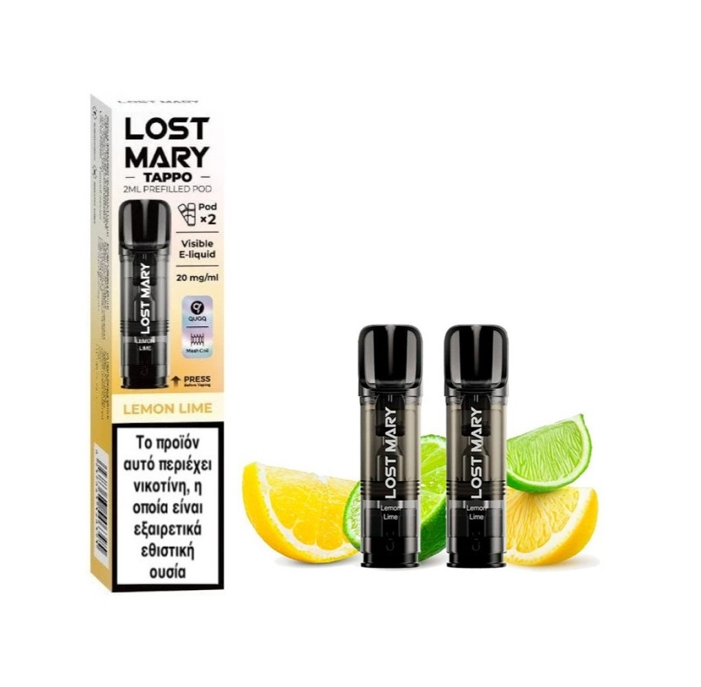 Lost Mary Tappo 2 Pods Lemon Lime
