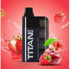 Titan Strawberry Raspberry Cherry 8x2ml 10.000 Puffs