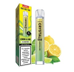 Crystal Bar 600 Puffs Lemon Lime