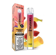 Crystal Bar 600 Puffs Strawberry Banana
