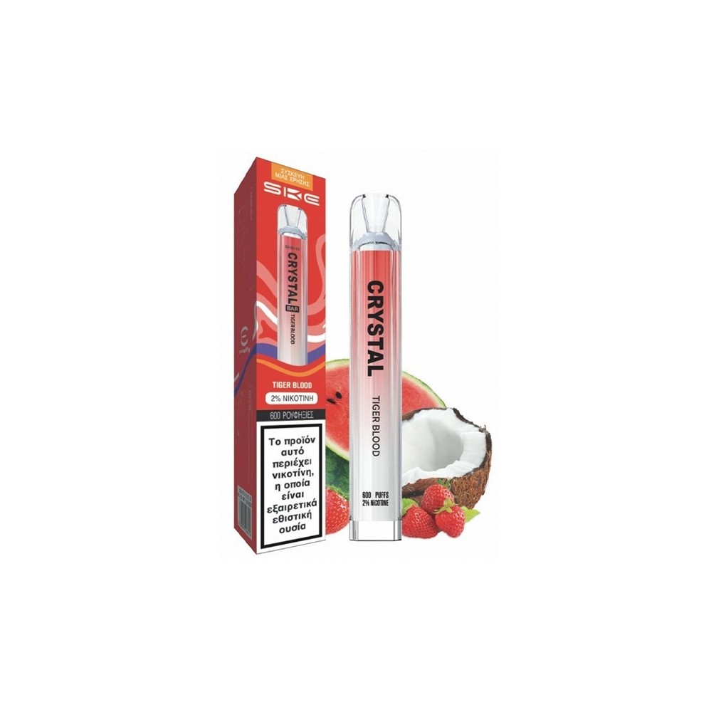 Crystal Bar 600 Puffs Tiger Blood