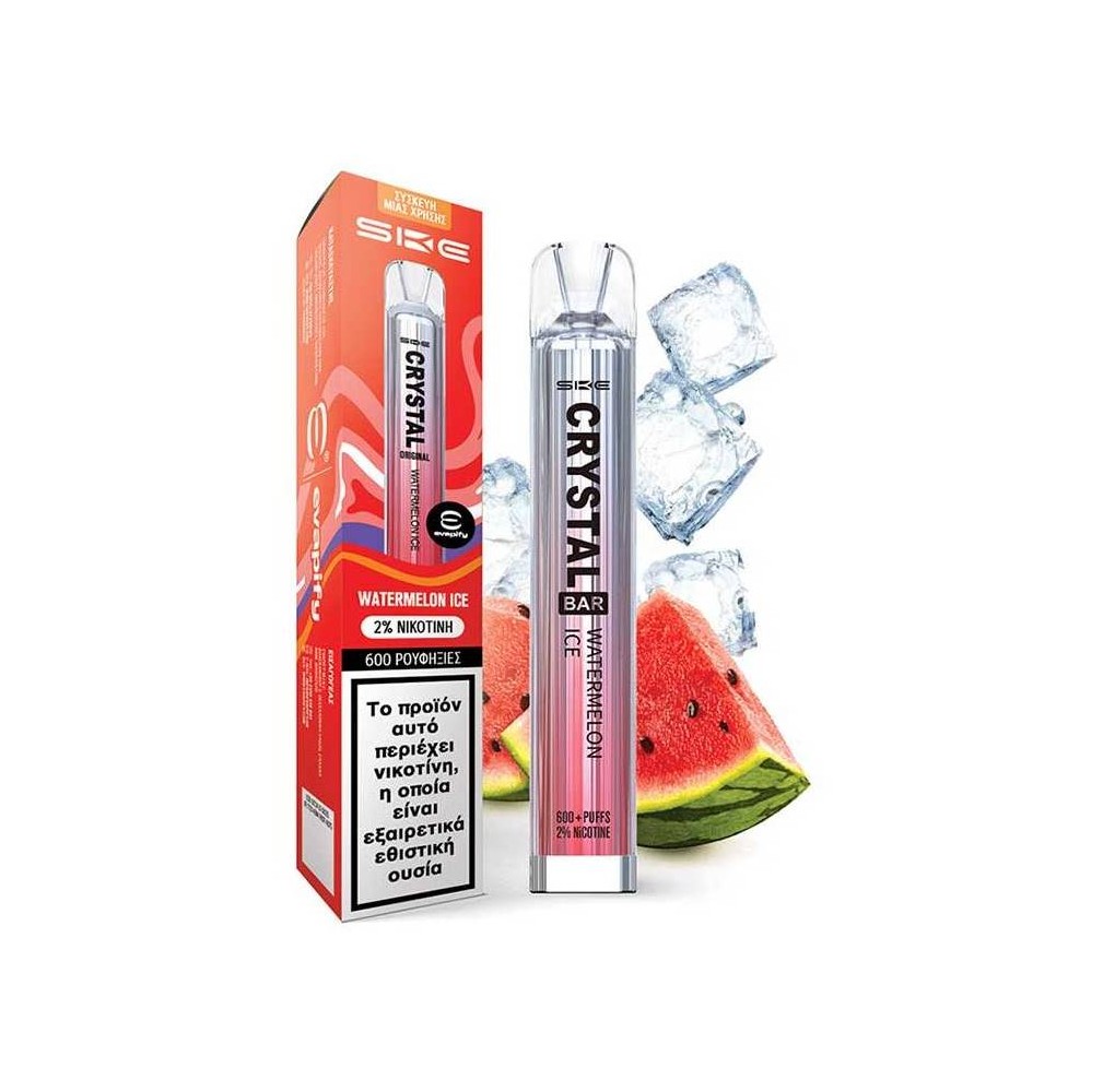 Crystal Bar 600 Puffs Watermelon Ice