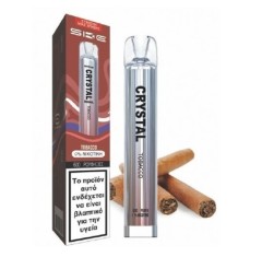 Crystal Bar 600 Puffs 0mg Tobacco