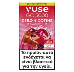 Vuse Go 5000 Zero Nicotine Strawberry Ice