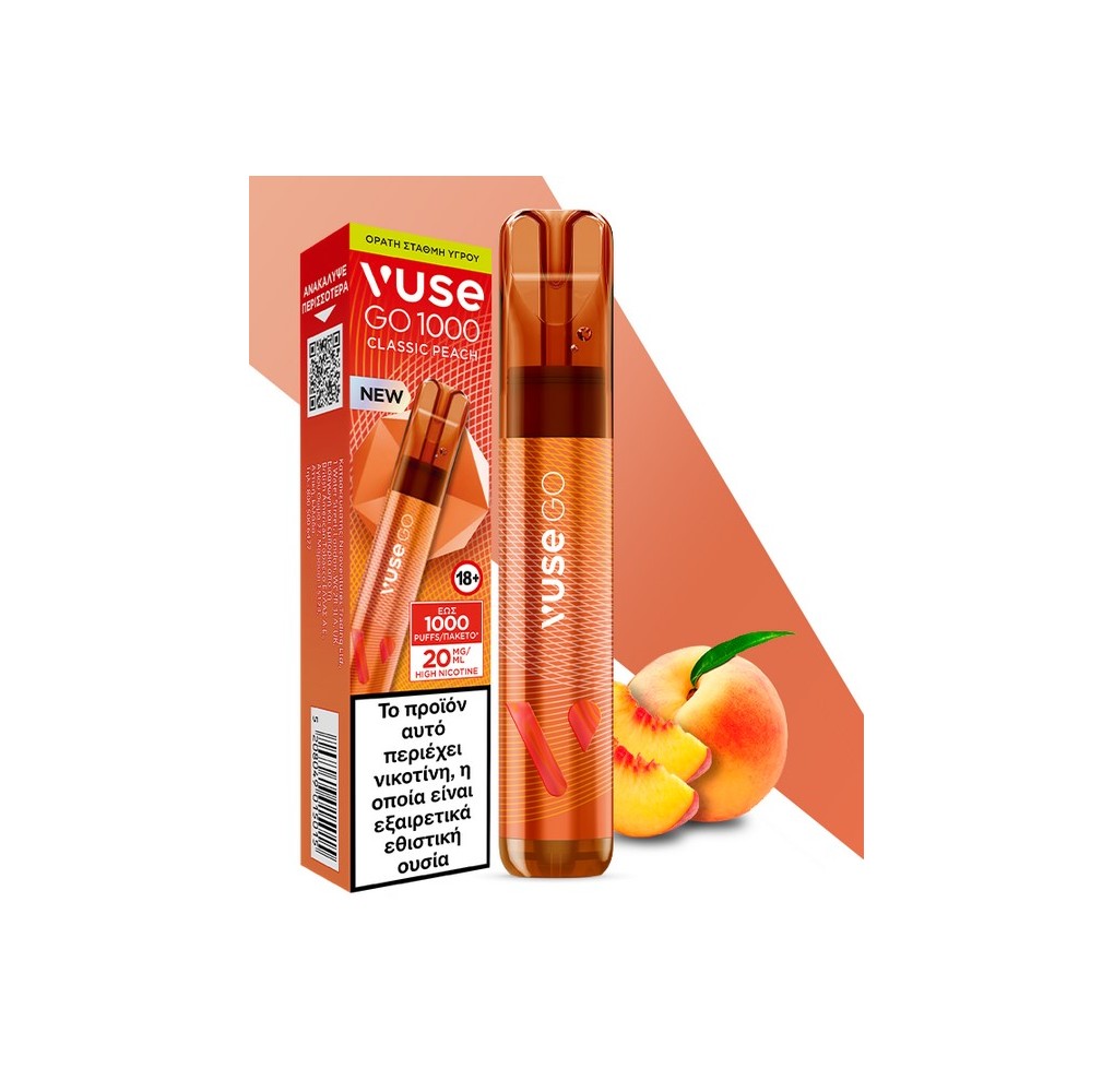 Vuse Go 1000 Pen Classic Peach