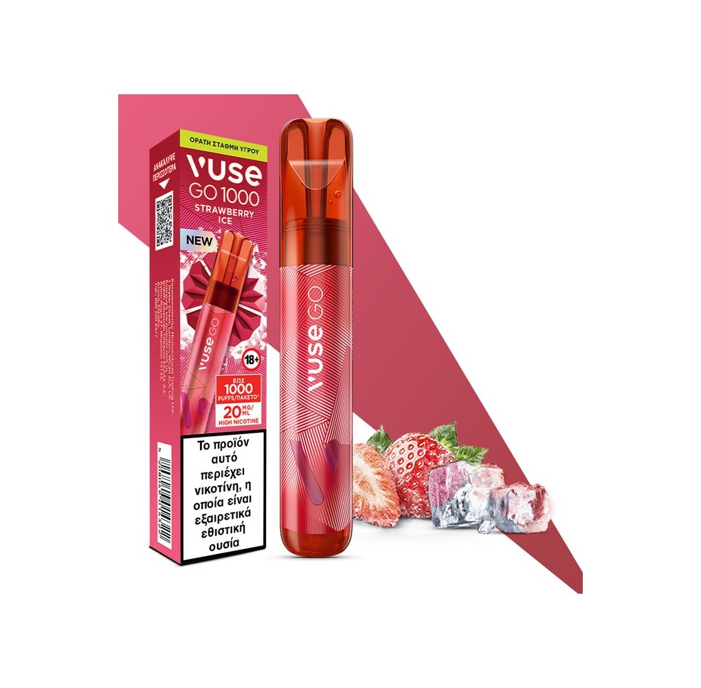 Vuse Go 1000 Pen Strawberry Ice