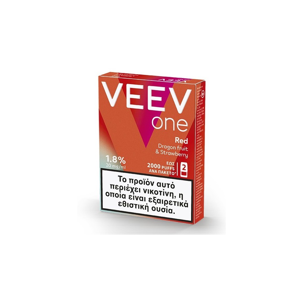 Veev One 2 Pods Red