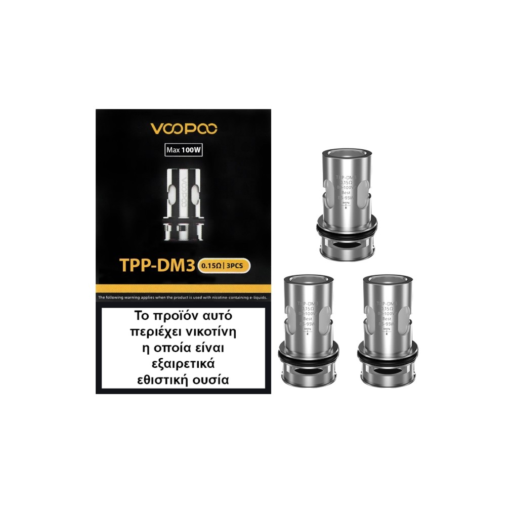 Voopoo TPP DM3 Coil 3 Τεμάχια
