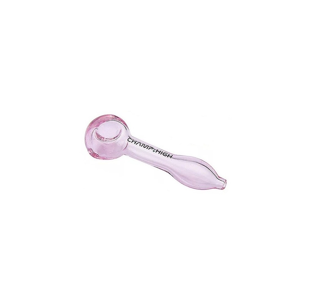 Πιπάκι Γυάλινο Champ High Original Διαφανές Ροζ