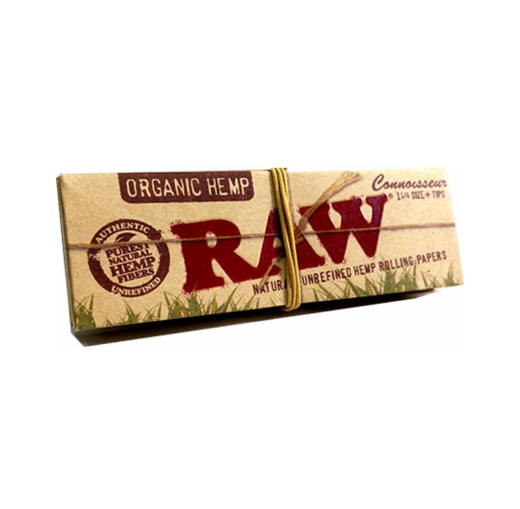 Χαρτάκια RAW Organic Hemp 1 και ¼ με Τζιβάνες