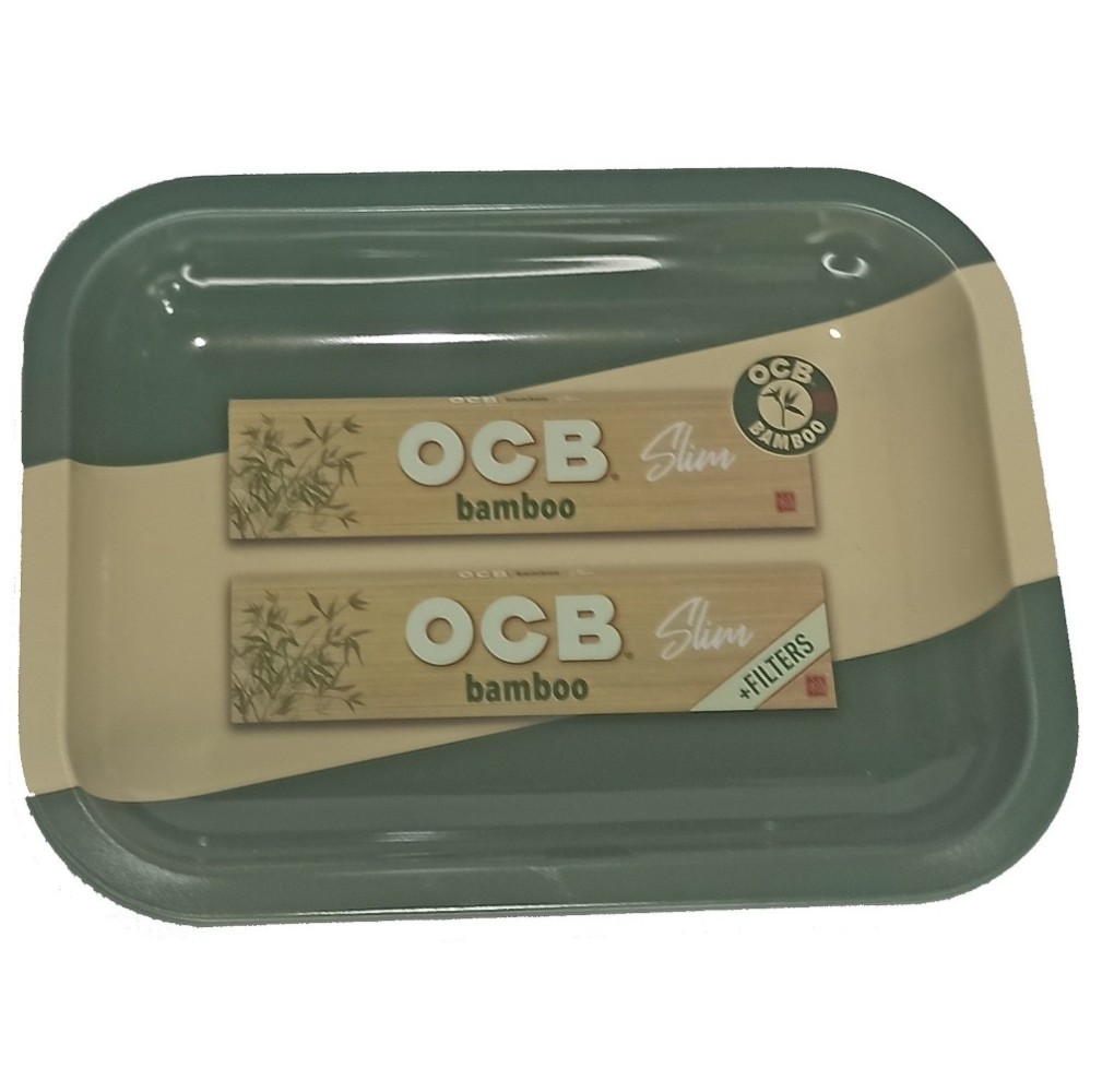 Δίσκος Στριψίματος OCB Πράσινο Σκούρο - Μπεζ Με Καπάκι