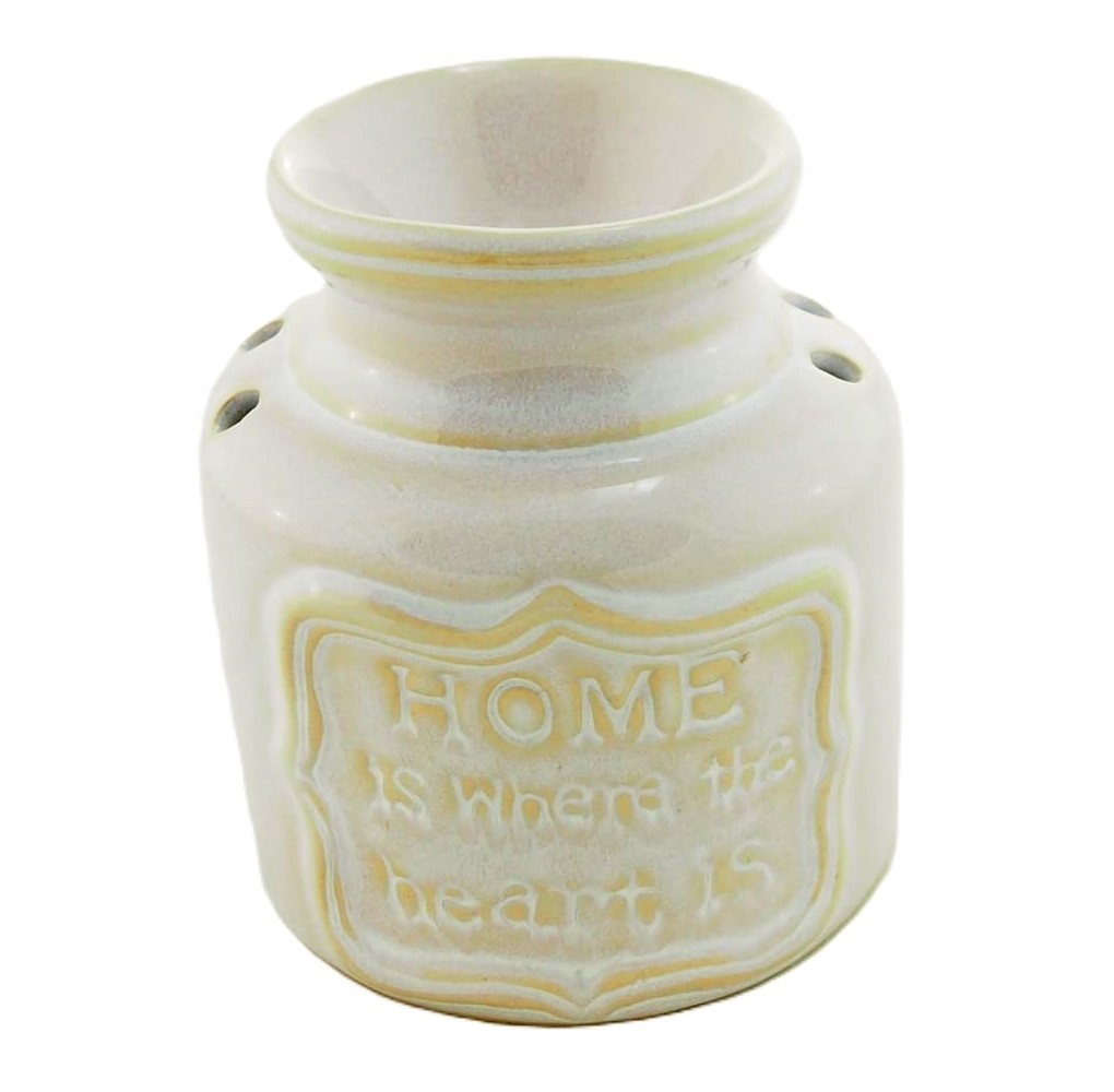 Κεραμικός Αρωματιστής Home Is Λευκό Παγωμένο