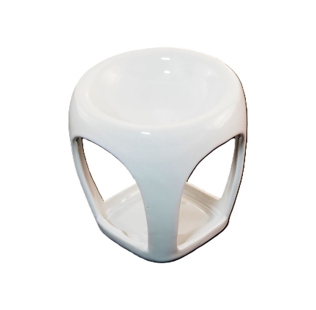 Κεραμικός Αρωματιστής Ανοιχτός στις 4 Πλευρές Λευκό