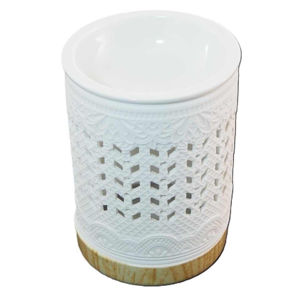 Κεραμικός Αρωματιστής Μεγάλο Ποτήρι Λευκό