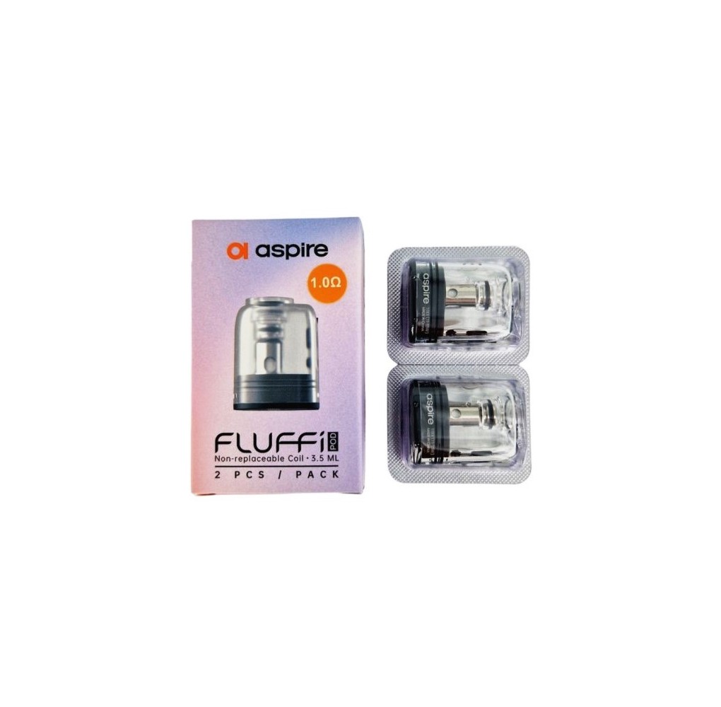 Aspire Fluffi Pod Cartridge 3,5ml 1.0 ohm 2 τεμάχια