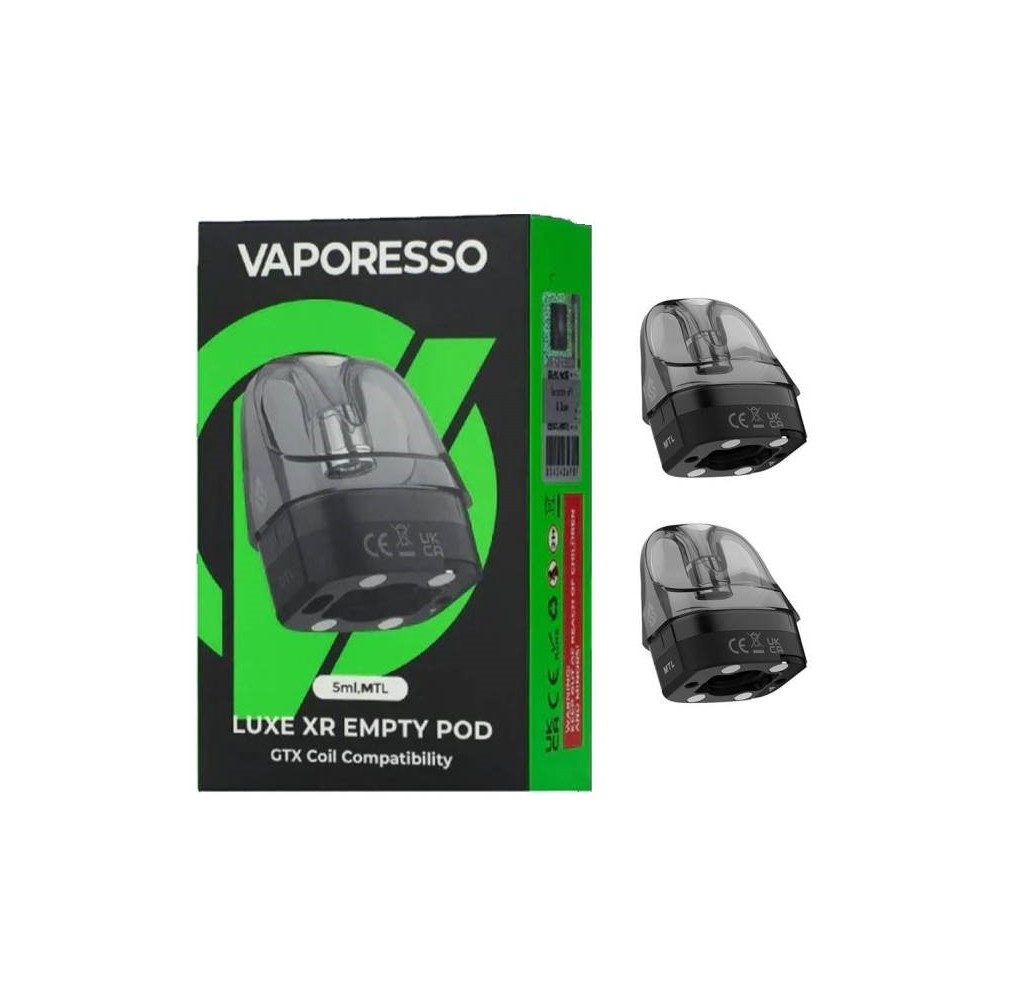 Vaporesso Luxe XR Empty Pod MTL 5ml 2 Τεμάχια