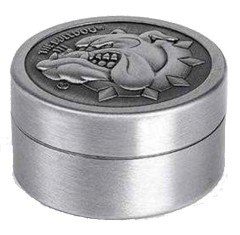 Grinder The Bulldog Μεταλλικό Ασημί 40mm - 2 Parts