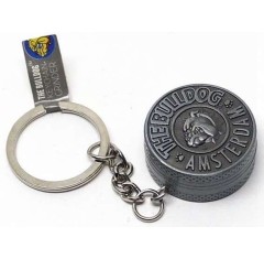 Grinder The Bulldog Keychain Metal Ασημί 30mm - 2 Parts