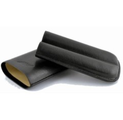 Δερμάτινη Πουροθήκη Μαύρη 15,5cm X 6,5cm