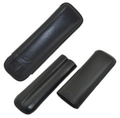 Δερμάτινη Πουροθήκη Μαύρη 20cm X 6,5cm