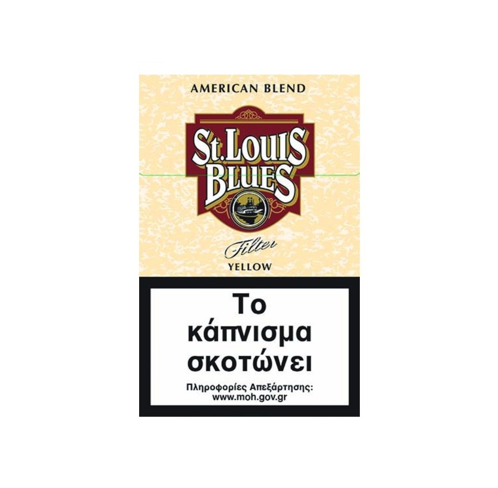 St. Louis Blues Yellow 17 Filter Cigarillos