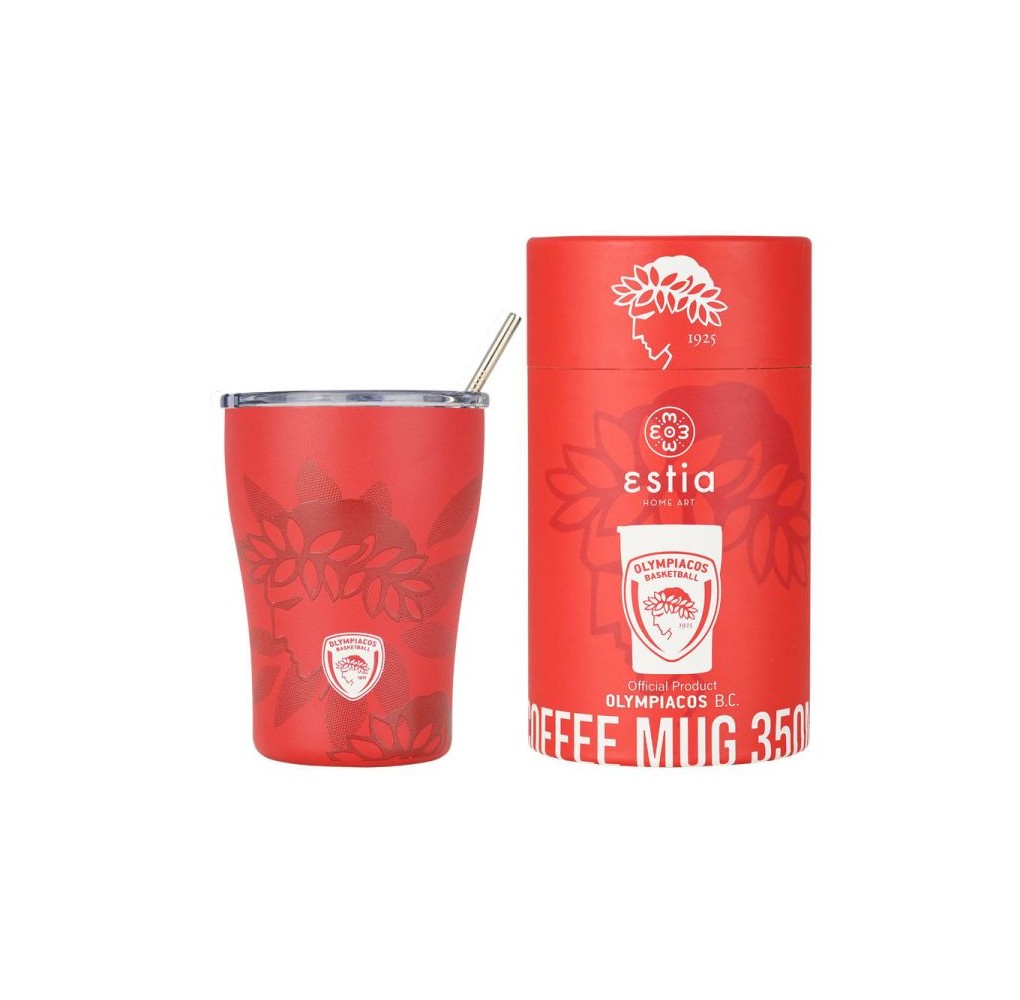 Θερμός Estia Coffee Mug OLYMPIACOS BC Edition 350ml Σχέδιο 1