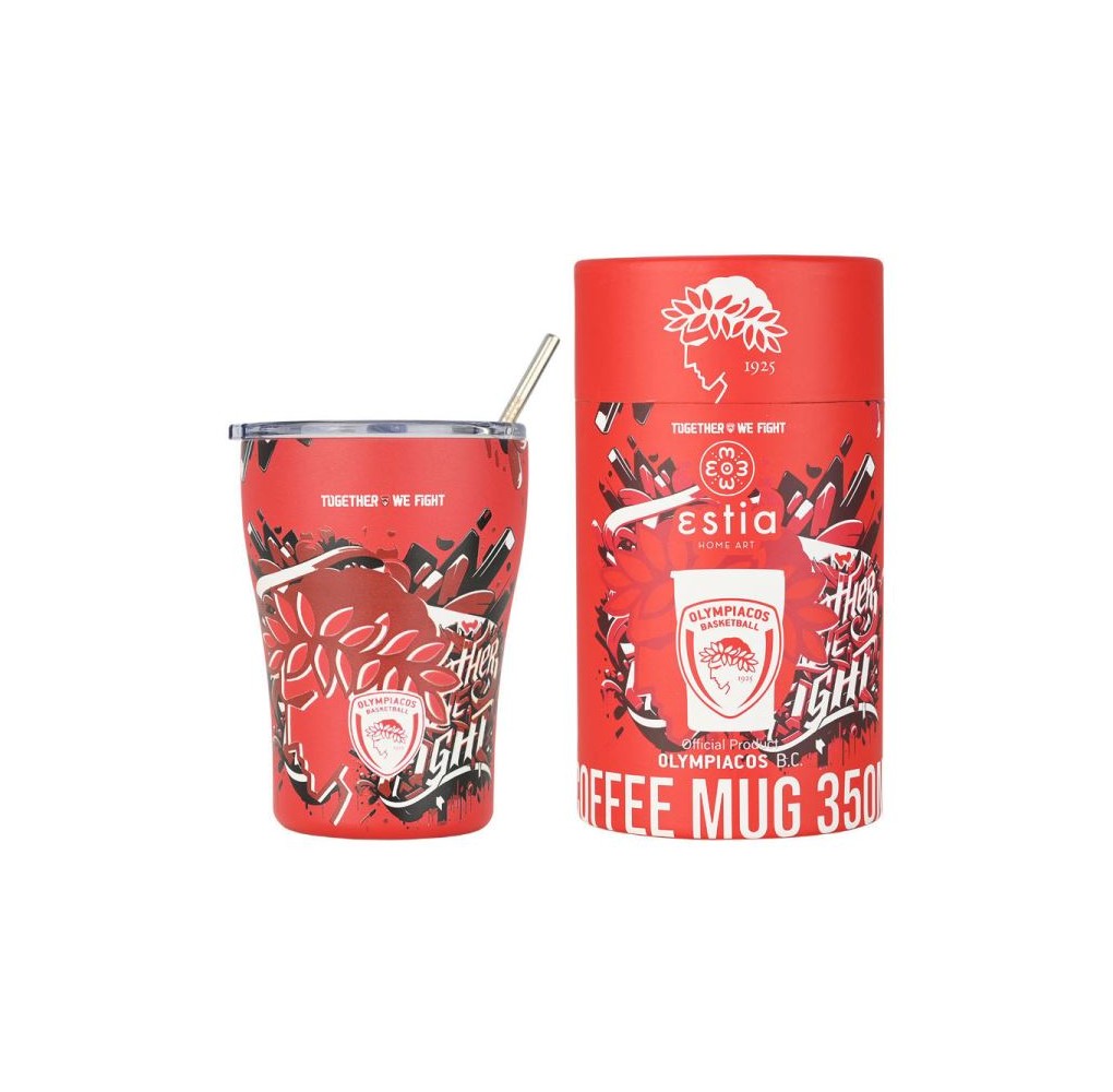 Θερμός Estia Coffee Mug OLYMPIACOS BC Edition 350ml Σχέδιο 3