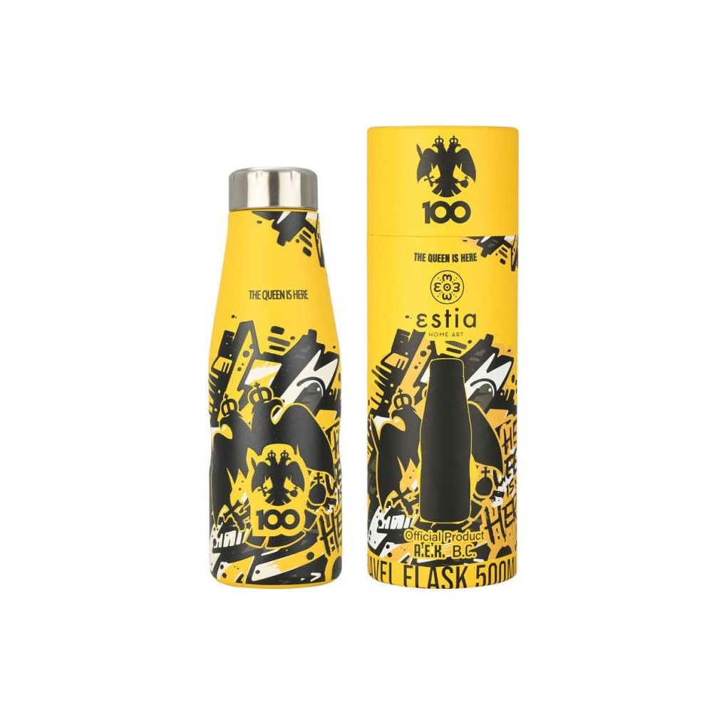 Θερμός Estia Travel Flask AEK BC Edition 500ml Σχέδιο 2