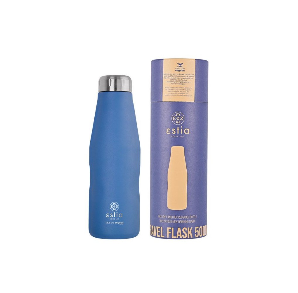 Θερμός Estia Travel Flask 500ml Denim Blue
