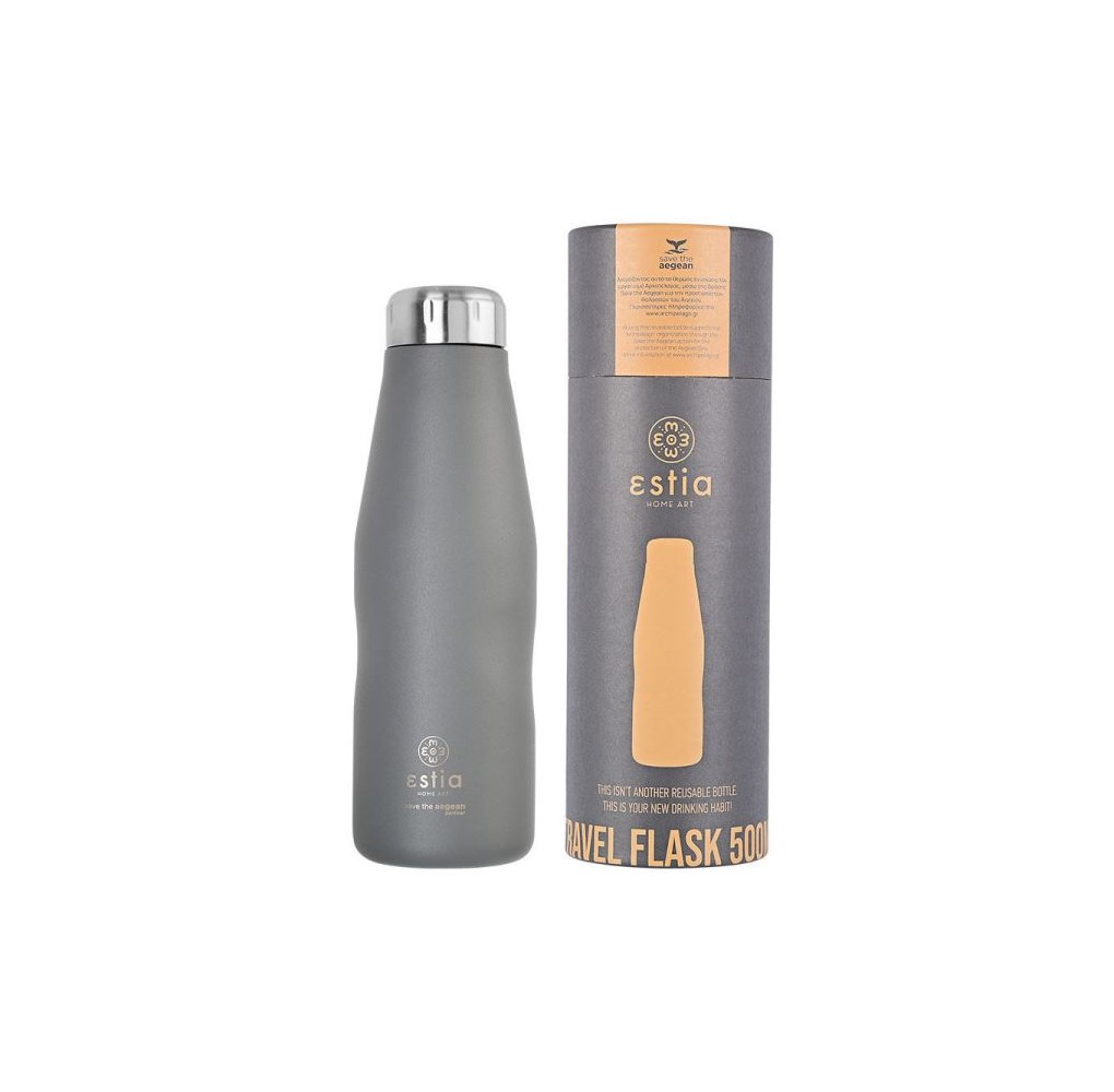 Θερμός Estia Travel Flask 500ml Fjord Grey