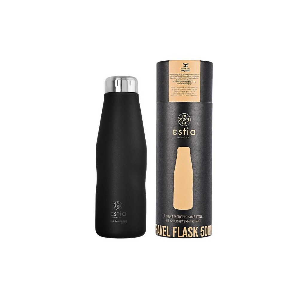 Θερμός Estia Travel Flask 500ml Midnight Black
