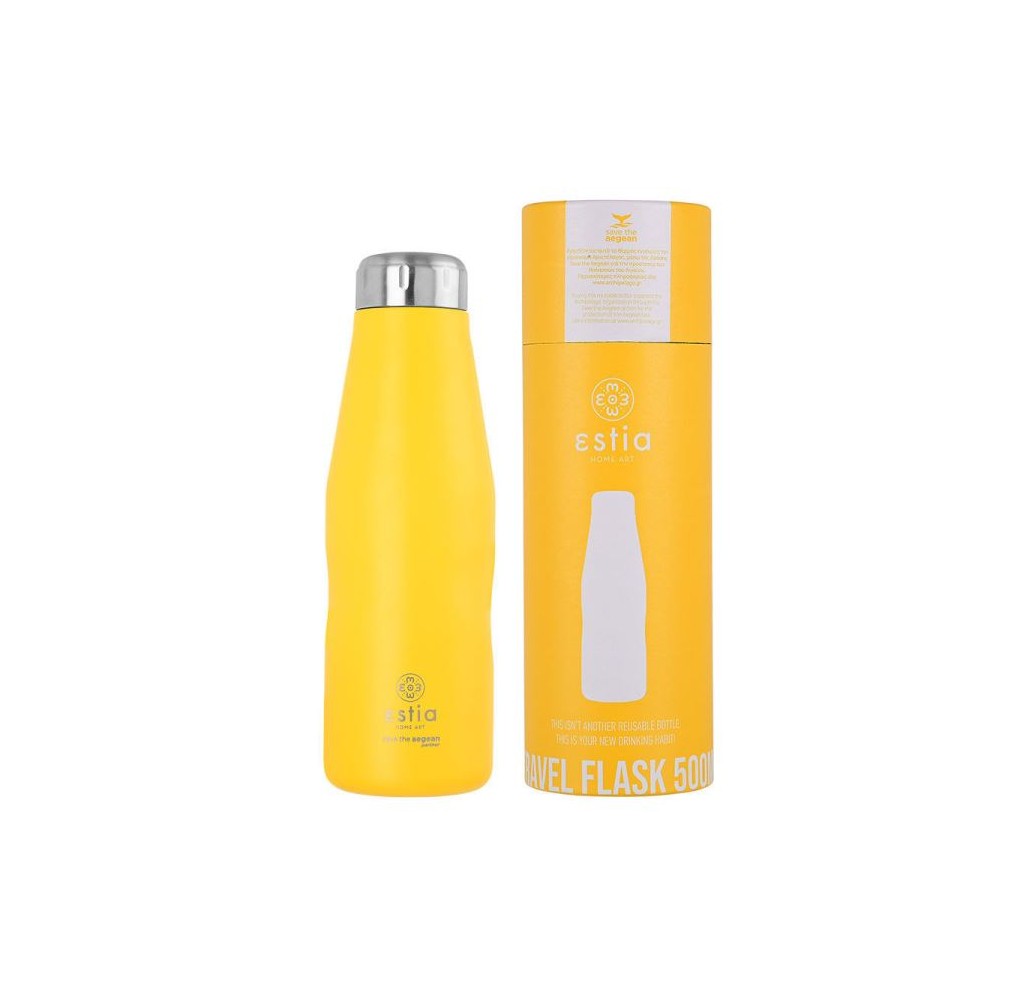 Θερμός Estia Travel Flask 500ml Pineapple Yellow