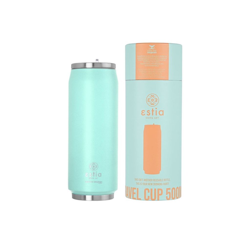 Θερμός Estia Travel Cup 500ml Bermuda Green