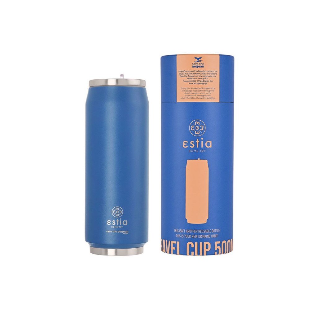 Θερμός Estia Travel Cup 500ml Denim Blue