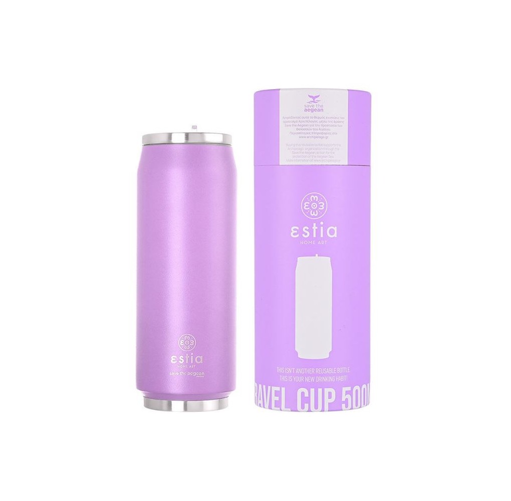 Θερμός Estia Travel Cup 500ml Lavender Purple