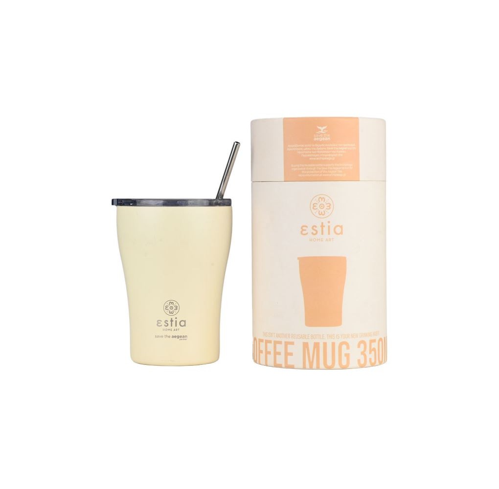 Θερμός Estia Coffee Mug 350ml Lily White