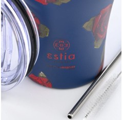 Θερμός Estia Coffee Mug 350ml Electric Roses