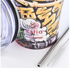 Θερμός Estia Coffee Mug 350ml Graffiti Rhythm