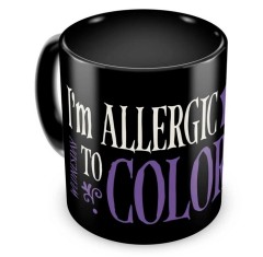 Wednesday I Am Allergic To Color Ceramic Mug 350ml