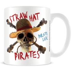 One Piece Straw Hat Pirates White Pod Mug 315ml
