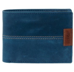 Ανδρικό Δερμάτινο Πορτοφόλι Lavor 6063 Μπλε